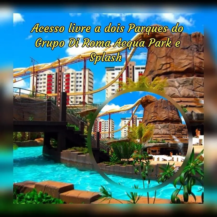 Apartamento Spazzio Di Roma Com Acesso Ao Acqua Park Splash 卡达斯诺瓦斯